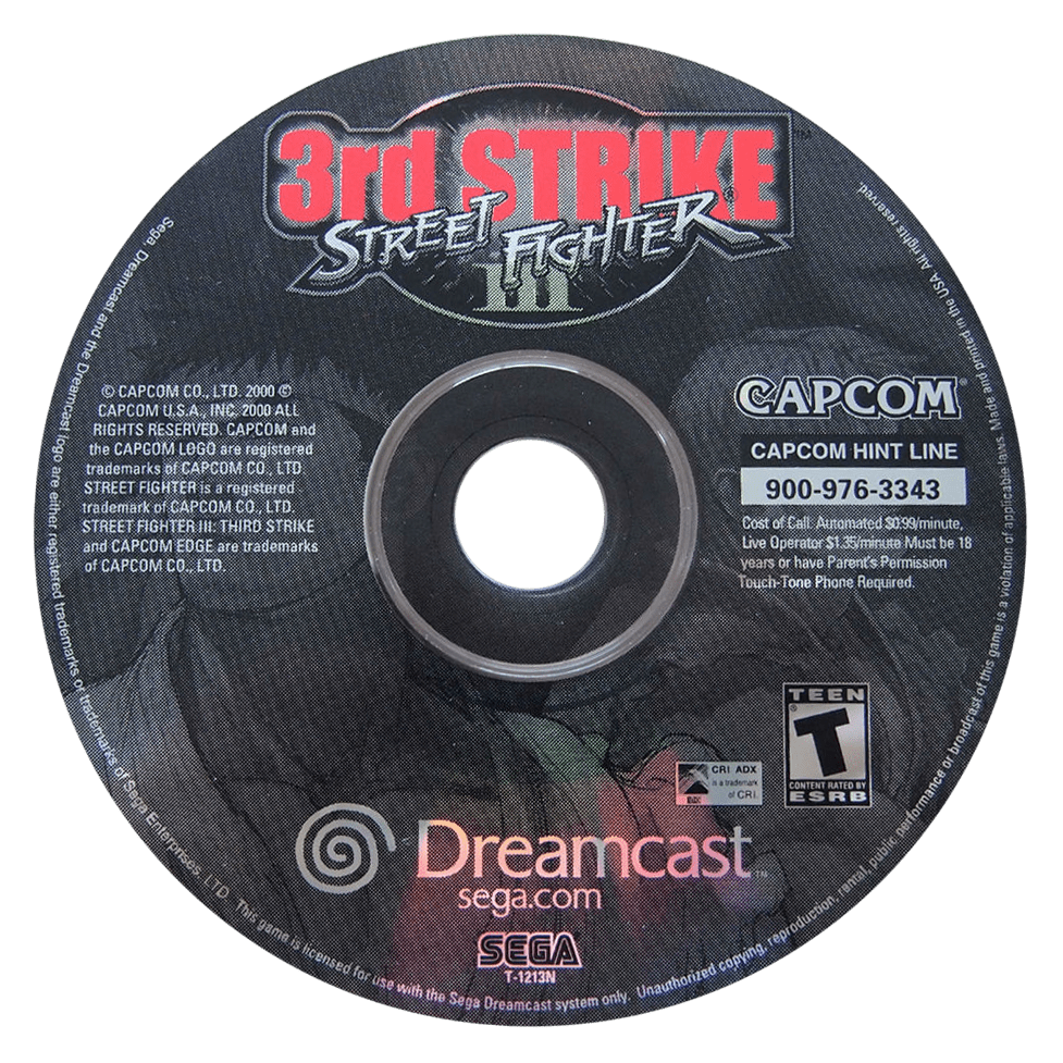 Street Fighter III 3rd Strike: Fight for the Future Sega Dreamcast LOOSE *SEE NOTE* - Video Games - Sega Dreamcast