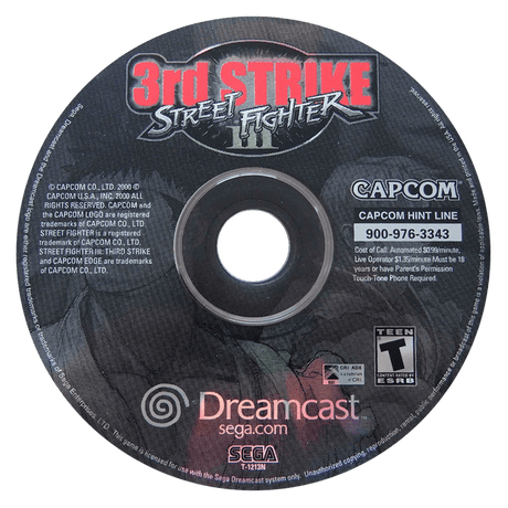 Street Fighter III 3rd Strike: Fight for the Future Sega Dreamcast LOOSE *SEE NOTE* - Video Games - Sega Dreamcast