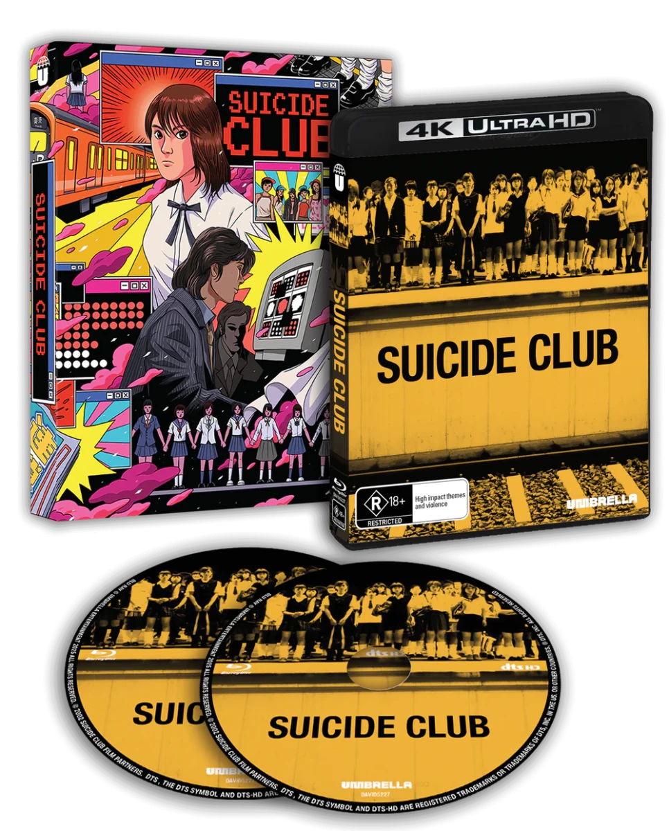 Suicide Club (4K UHD, Region Free) w/SLIP - New 4K UHD