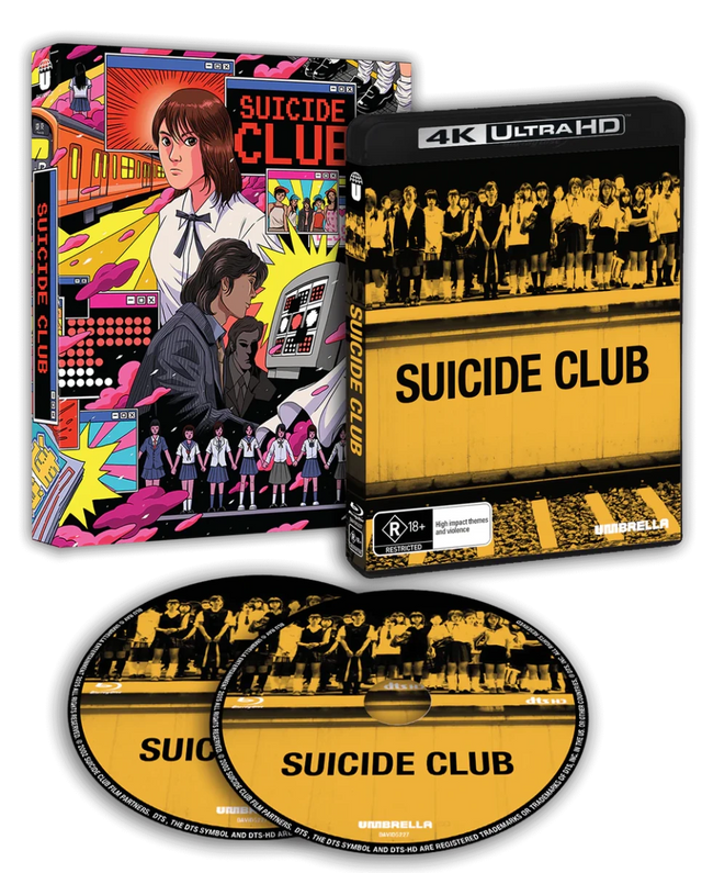 Suicide Club (4K UHD, Region Free) w/SLIP - New 4K UHD