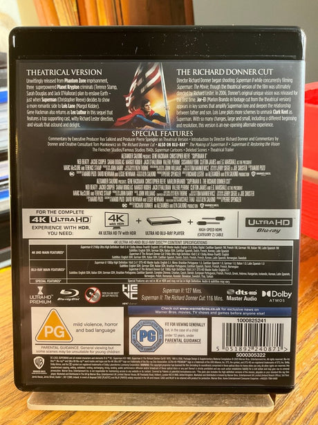 Superman II (4K UHD) (Includes Richard Donner Cut) USED