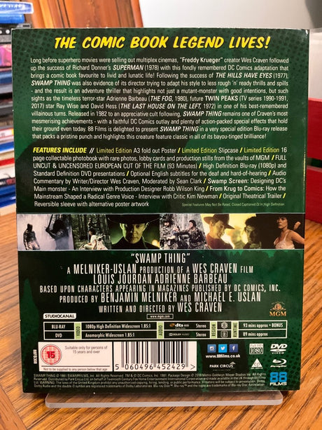 Swamp Thing (REGION B) w/SLIP USED - Used Blu-Ray