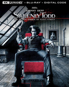 Sweeney Todd: The Demon Barber of Fleet Street (4K UHD) w/SLIP - New 4K UHD