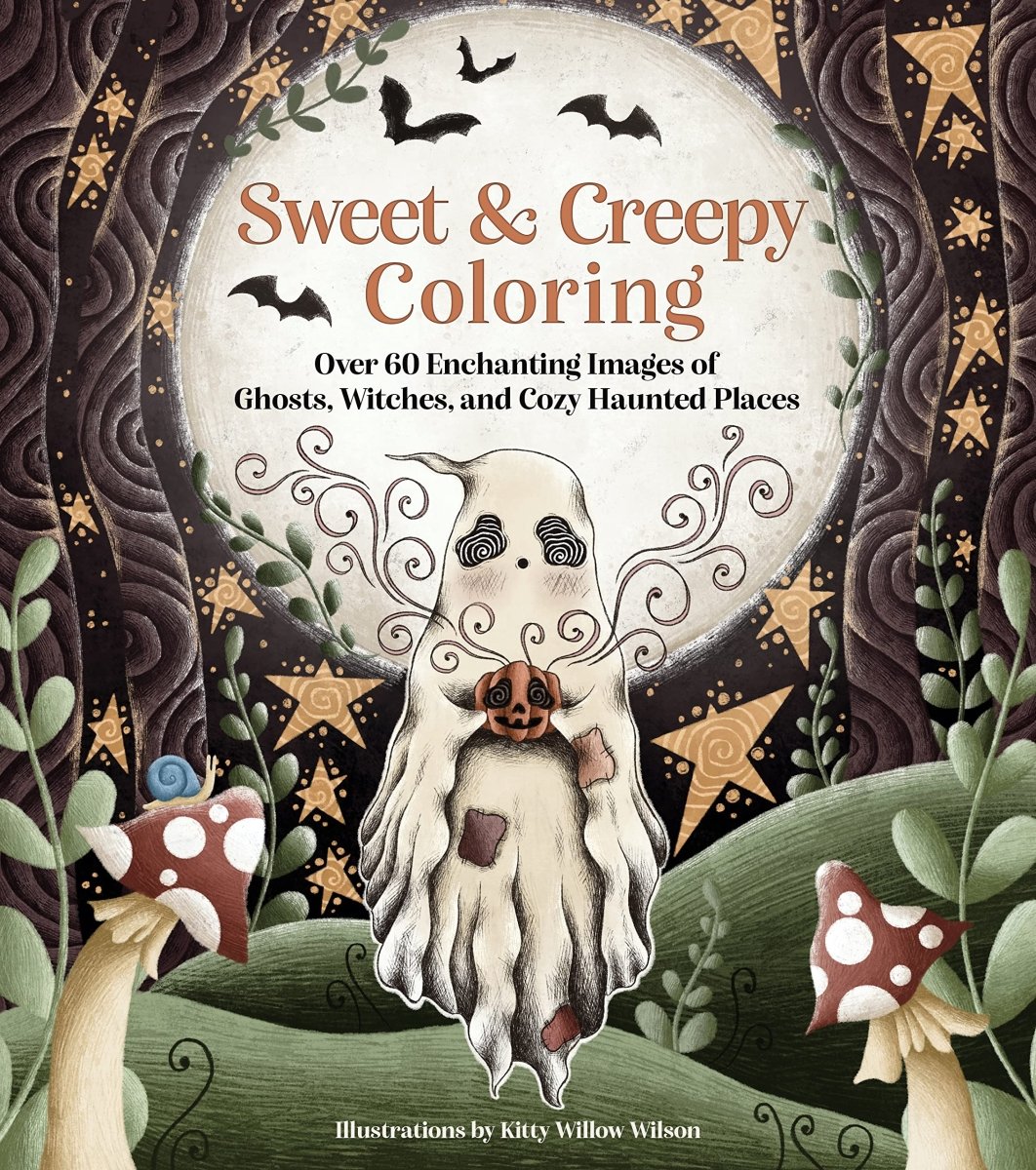 Sweet & Creepy Coloring Book - Books