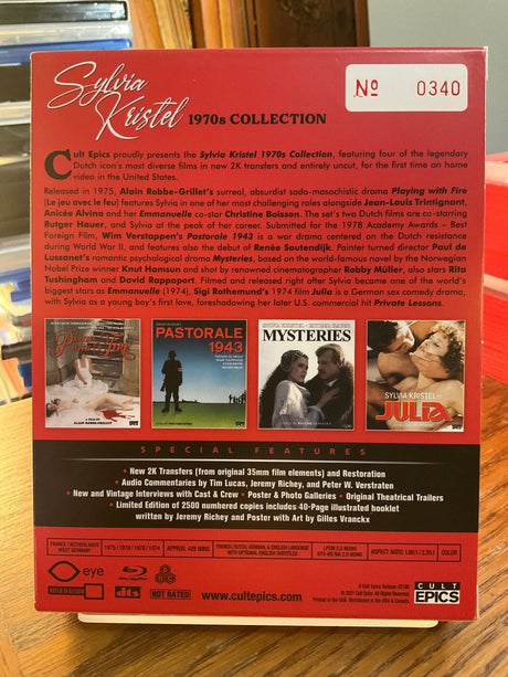 Sylvia Kristel 1970s Collection USED