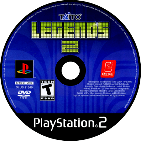 Taito Legends 2 Playstation 2 LOOSE - Video Games - Playstation 2