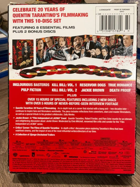 Tarantino XX Celebrating 20 Years of Filmmaking USED