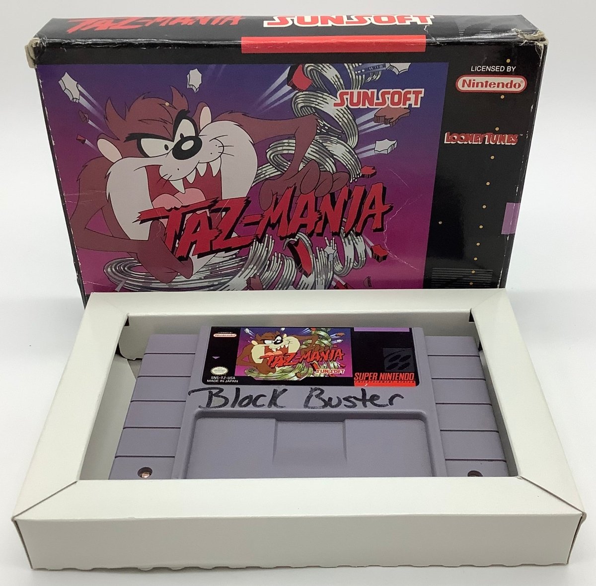 Taz - Mania [NO MANUAL] Super Nintendo USED - Video Games - Nintendo SNES