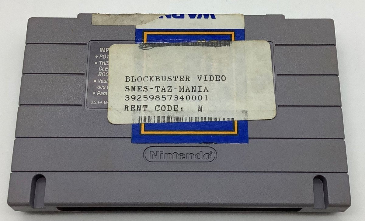 Taz - Mania [NO MANUAL] Super Nintendo USED - Video Games - Nintendo SNES