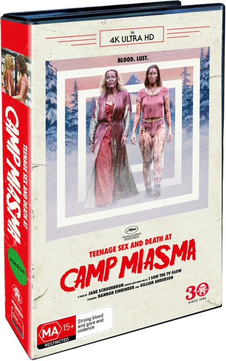 Teenage Sex and Death at Camp Miasma (4K UHD, Madman LE VHS Case, Region Free/B) - New 4K UHD