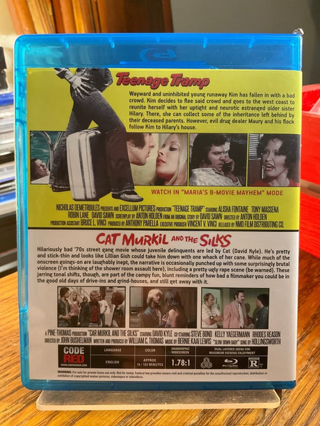Teenage Tramp/Cat Murkil and the Silks Double Feature USED - Used Blu - Ray