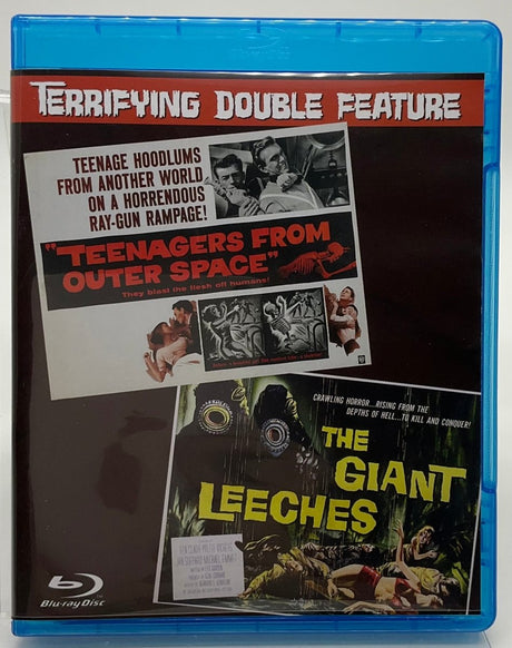 Teenagers From Outer Space / The Giant Leeches (Double Feature) USED - Used Blu - Ray