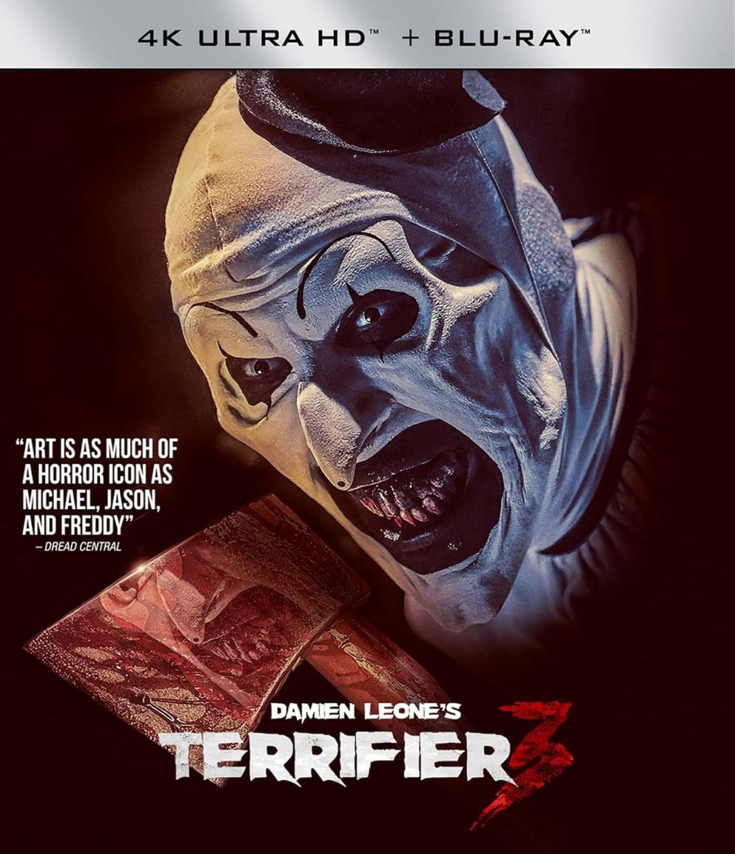 Terrifier 3 (4K UHD) w/LENTICULAR SLIP *slips not pristine - New 4K UHD