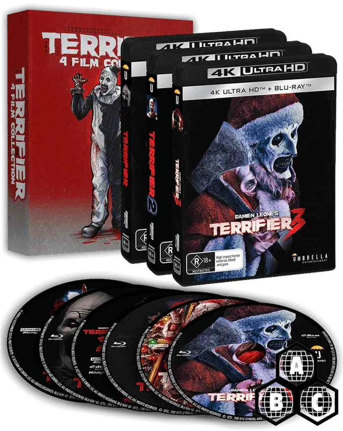 Terrifier 4-Film Collection (4K UHD, Umbrella, Region Free)