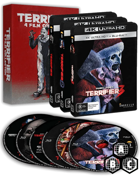 Terrifier 4-Film Collection (4K UHD, Umbrella, Region Free)