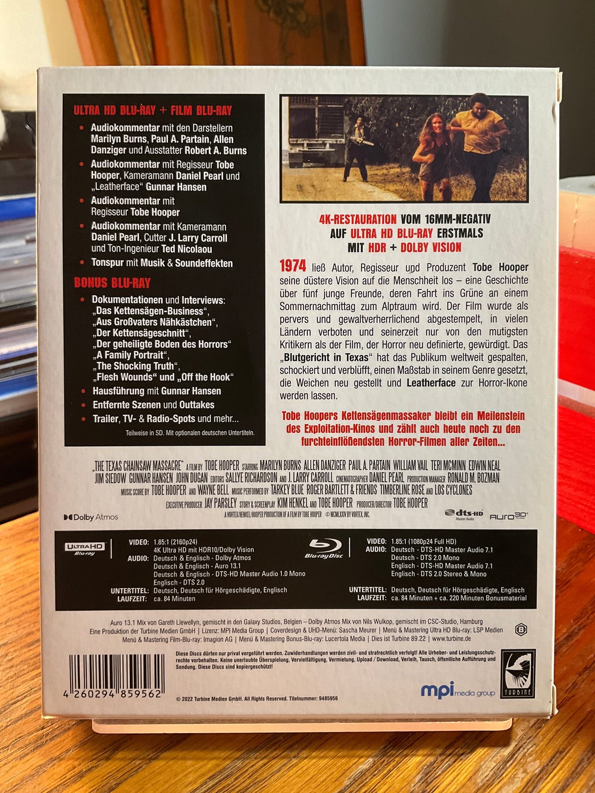 Texas Chainsaw Massacre - 4K UHD (REGION B) SteelBook (GERMAN IMPORT) w/SLIPCASEUSED (Copy)