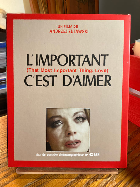 That Most Important Thing Love (L'important c'est d'Aimer) w/SLIP AND BOOKLET USED