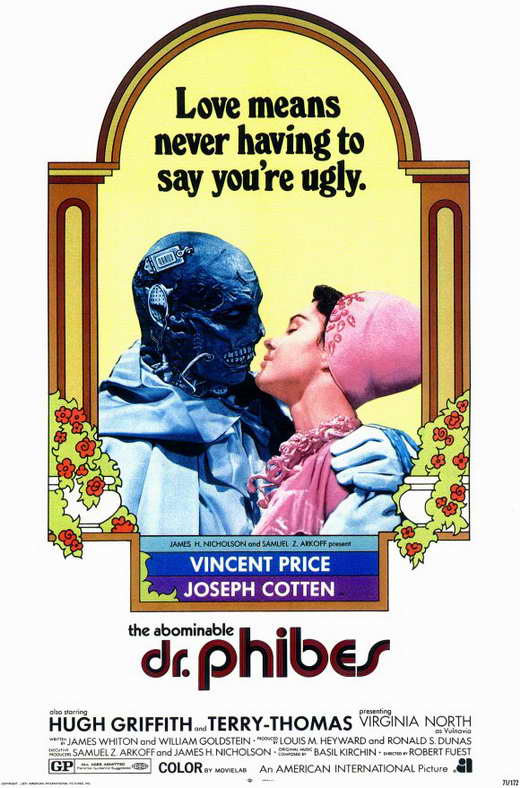 The Abominable Dr. Phibes Poster 11x17