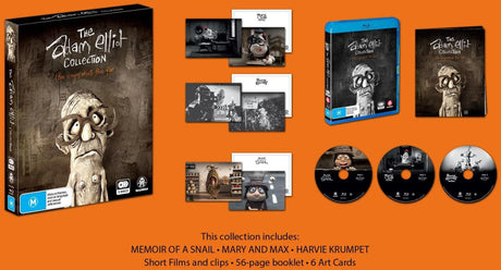 The Adam Elliot Collection (Limited Edition, Region Free) w/SLIPCASE + Booklet + Art Cards - New Blu - Ray