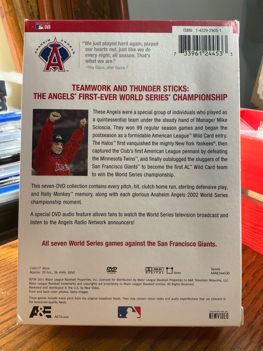 The Anaheim Angels 2002 World Series Collector’S Edition (DVD) USED