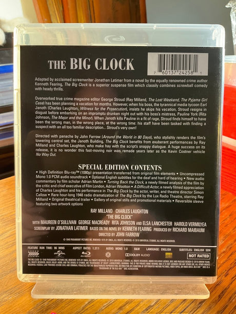 The Big Clock Special Edition USED