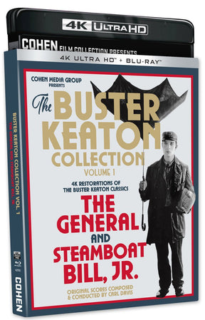 The Buster Keaton Collection Volume 1: The General and Steamboat Bill (4K UHD, Cohen US)