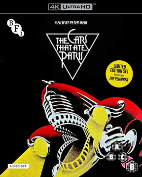 The Cars That Ate Paris + The Plumber (4K UHD/Blu-ray, BFI Limited Edition, Region Free/B) w/SLIP