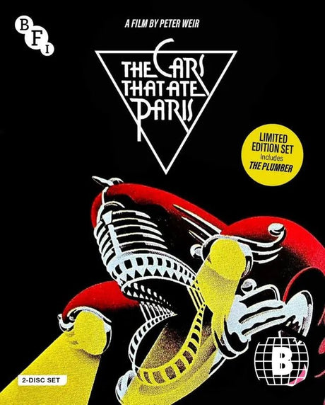 The Cars That Ate Paris + The Plumber (Blu-ray, BFI Limited Edition, Region B) w/SLIP - New Blu-Ray