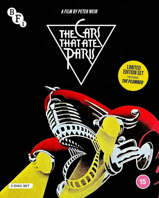 The Cars That Ate Paris + The Plumber (Blu-ray, BFI Limited Edition, Region B) w/SLIP