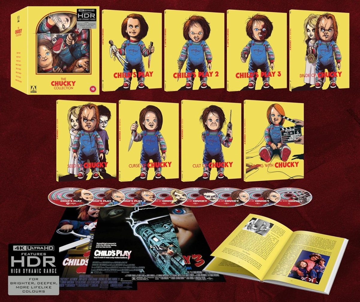The Child's Play Collection (4K UHD, Limited Edition, Region Free/B) *SEE NOTES - New 4K UHD