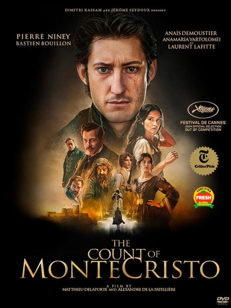 The Count of Monte Cristo (2024) - New Blu - Ray