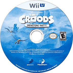 The Croods Prehistoric Party Nintendo Wii - U LOOSE - Video Games - Nintendo Wii - U