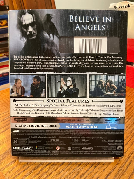 The Crow (4K UHD) w/SLIP USED