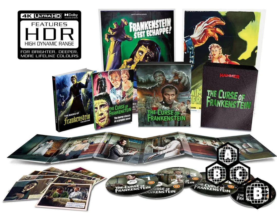 The Curse of Frankenstein (4K UHD, UK Limited Collector's Edition, Region Free/B) - New 4K UHD