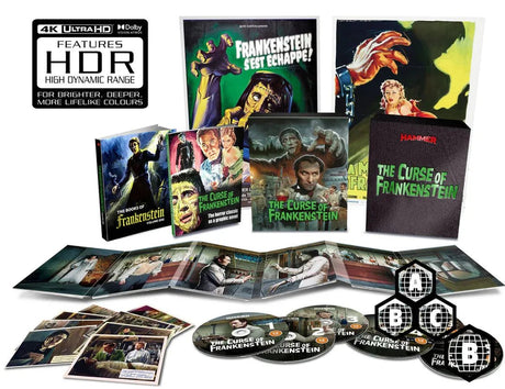 The Curse of Frankenstein (4K UHD, UK Limited Collector's Edition, Region Free/B) - New 4K UHD