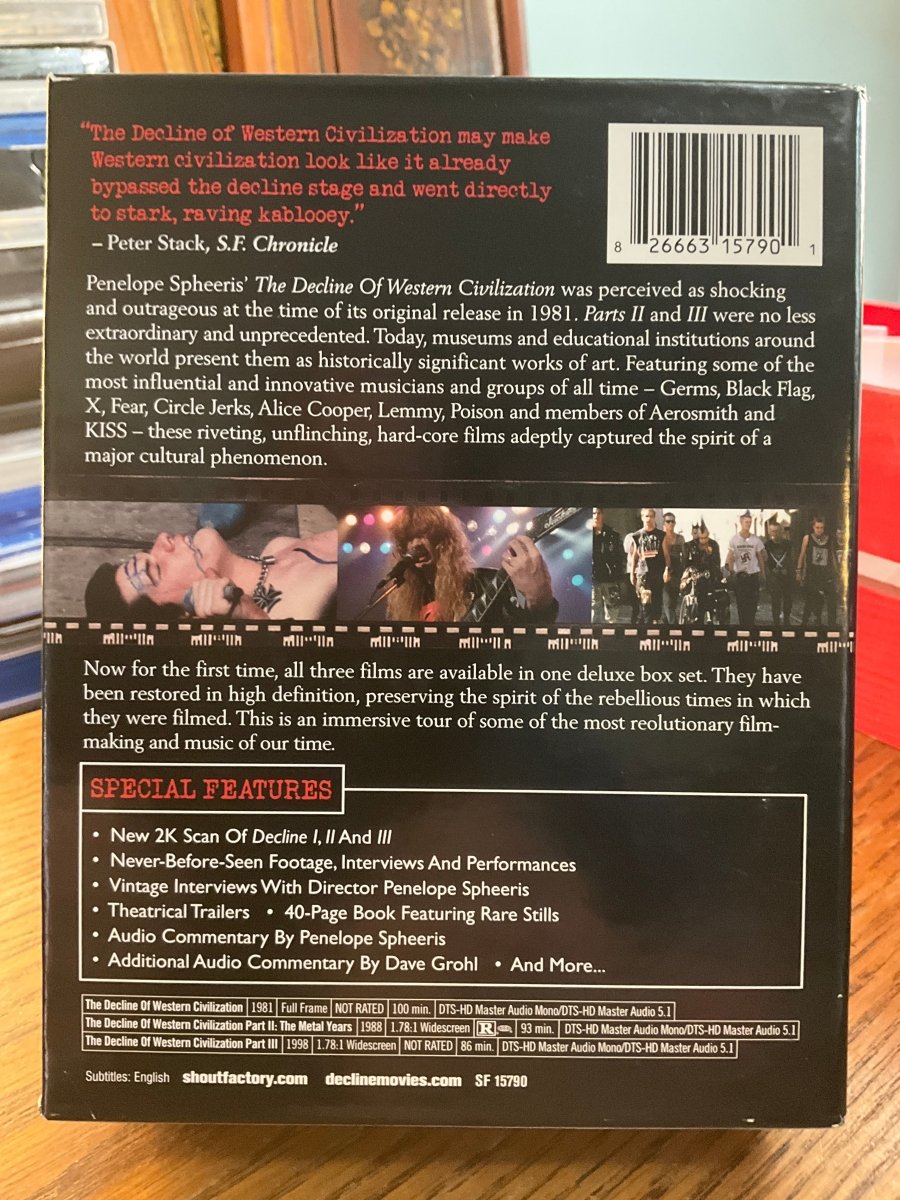 The Decline of Western Civilization Collection USED