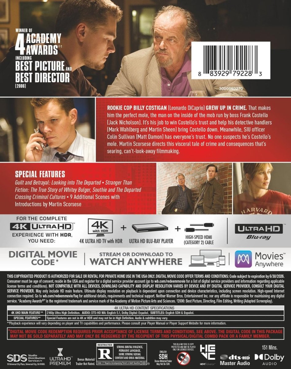 The Departed (4K UHD)