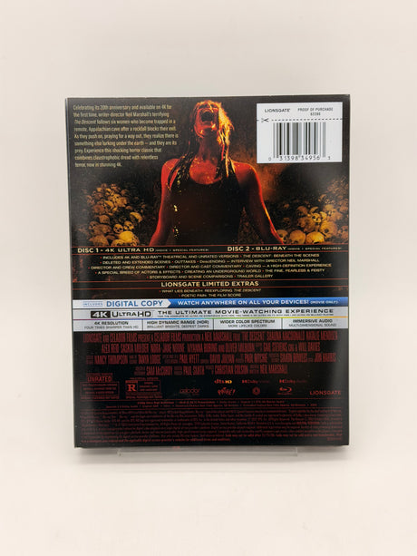 The Descent (4K UHD, Limited Edition, Steelbook) w/SLIP USED