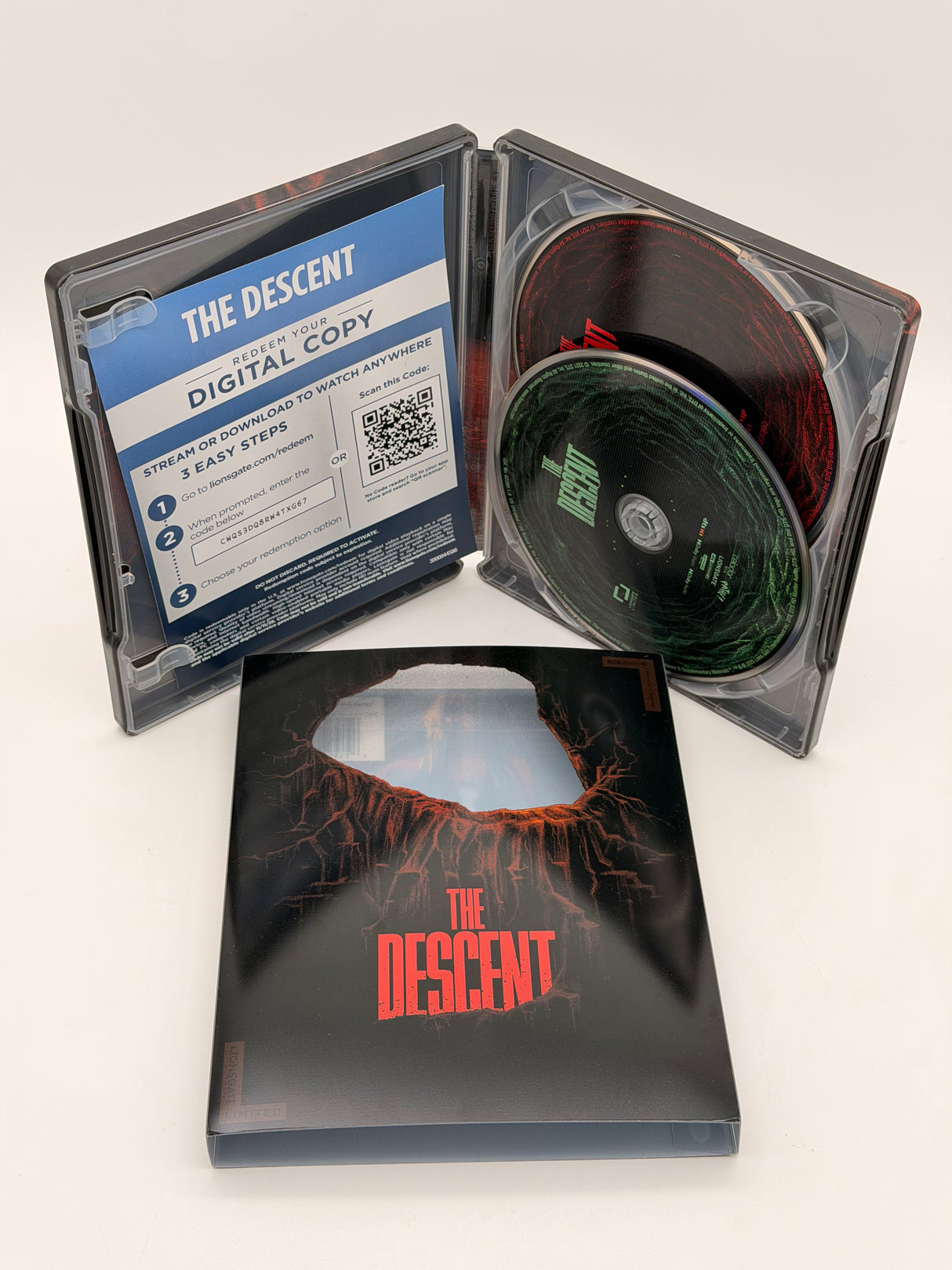 The Descent (4K UHD, Limited Edition, Steelbook) w/SLIP USED