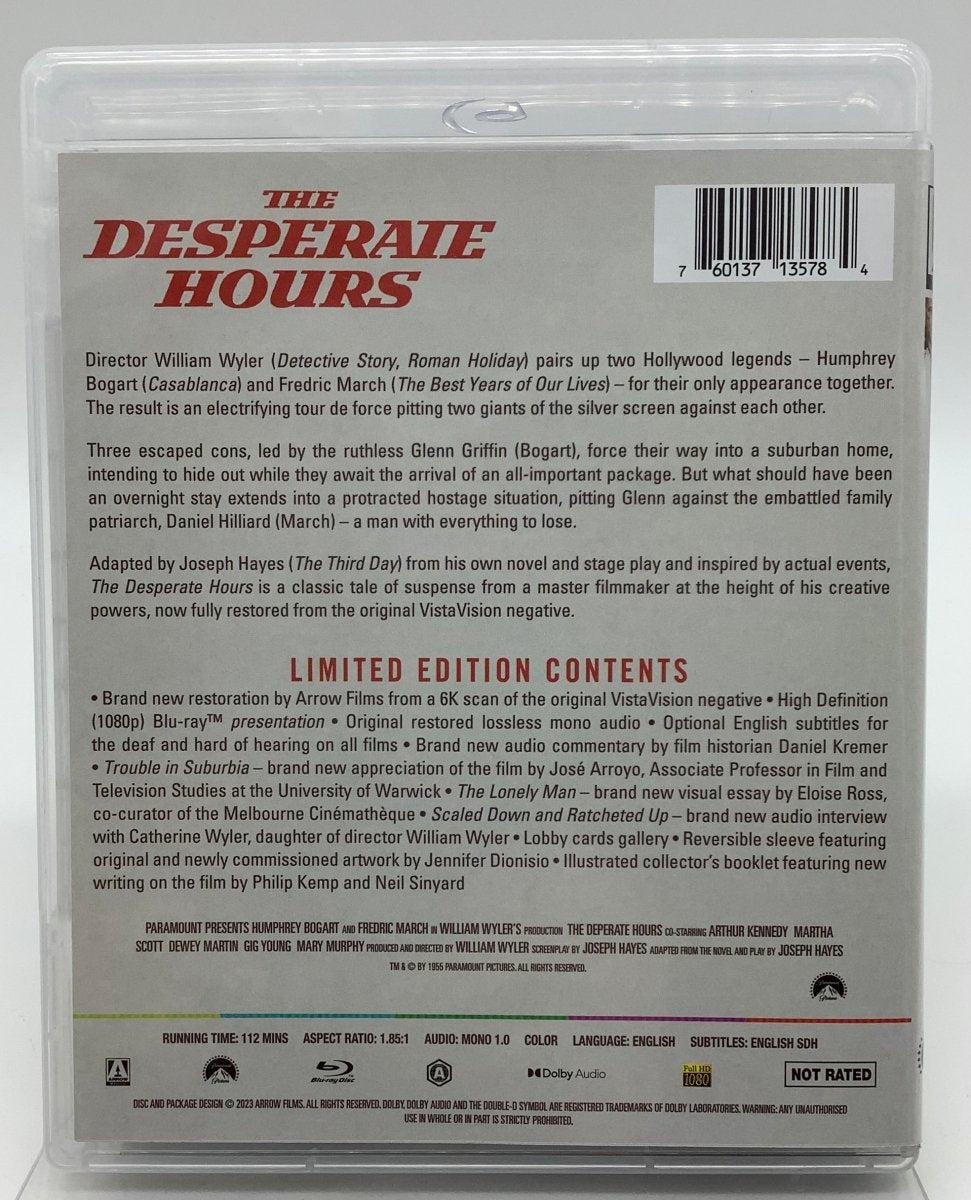 The Desperate Hours (Limited Edition) w/SLIP USED