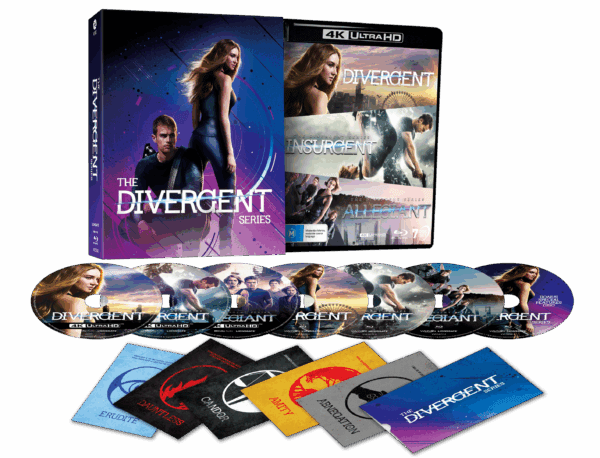 The Divergent Series (4K UHD/Blu - Ray, Limited Edition w/Lenticular Hardcase, Region Free) - New 4K UHD