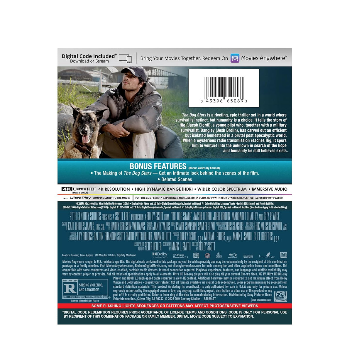 The Dog Stars (4K UHD)