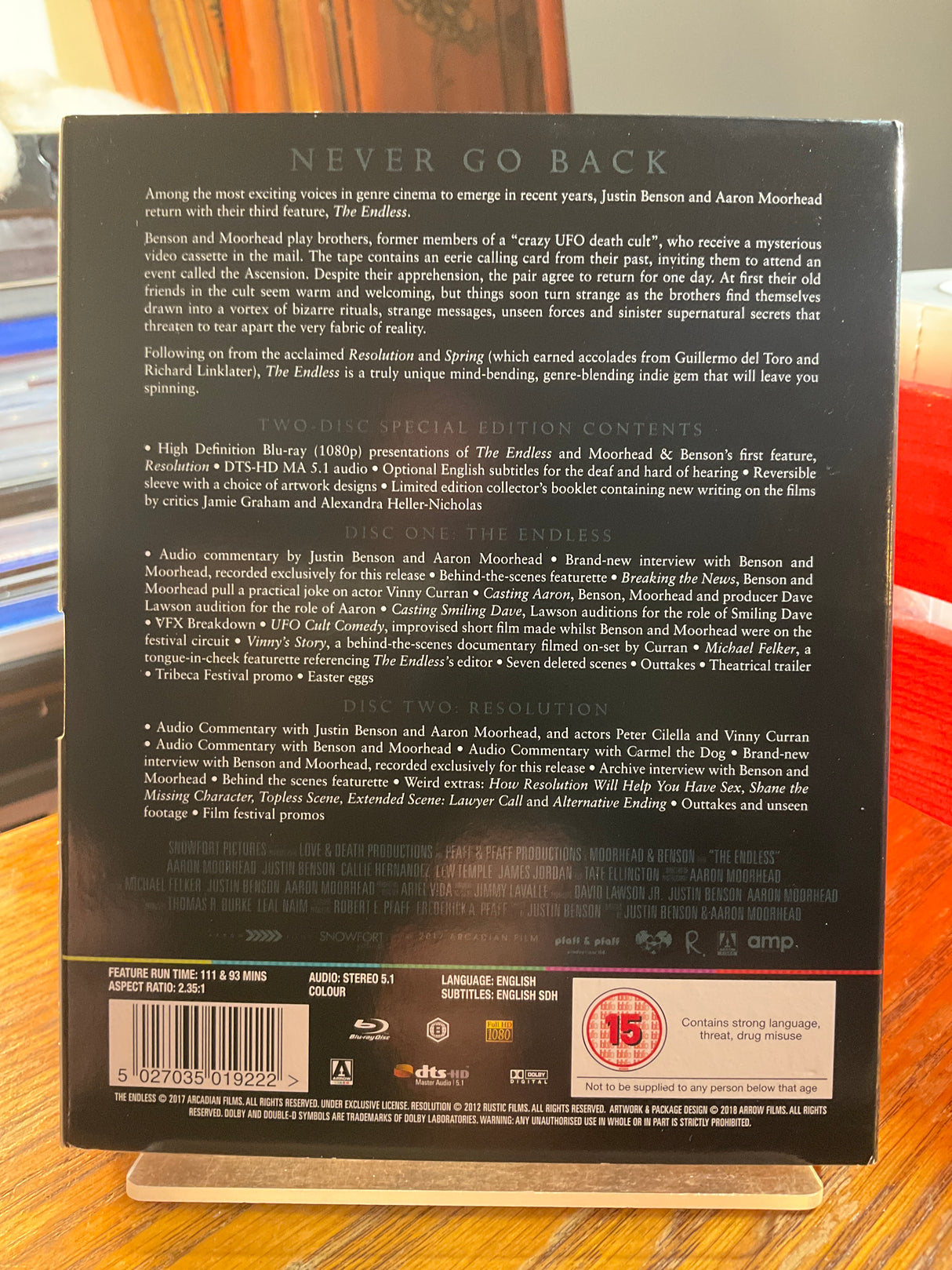 The Endless (REGION B) w/SLIP AND BOOKLET USED