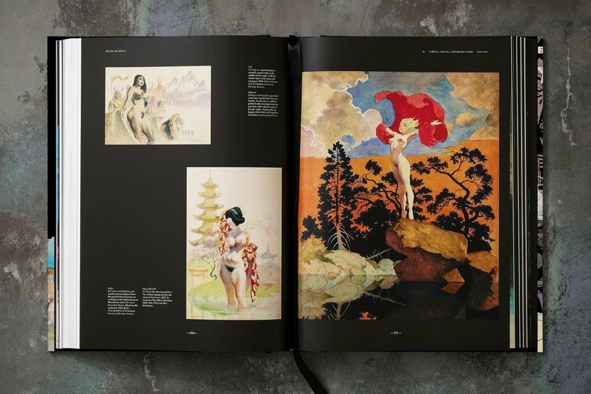 The Fantastic Worlds of Frank Frazetta (Collector's Large Edition) - Books