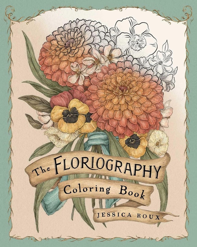 The Floriography Coloring Book - Books