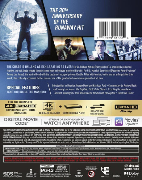 The Fugitive (US 4K UHD) - New 4K UHD