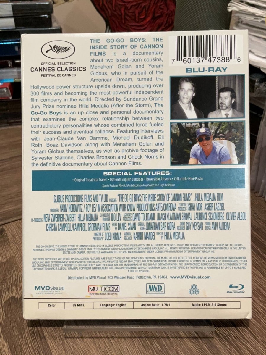 The Go-Go Boys: The Inside Story of Cannon Films w/Slip & Poster USED