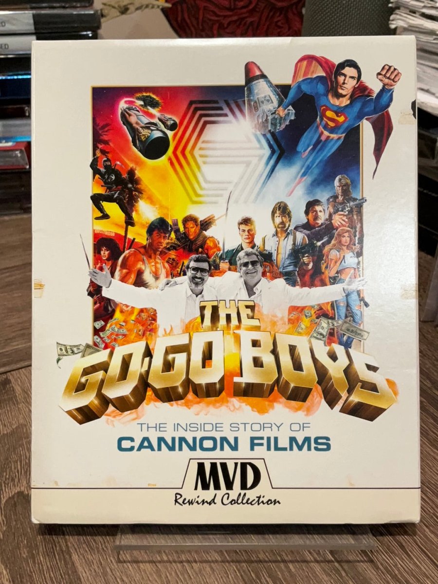 The Go-Go Boys: The Inside Story of Cannon Films w/Slip & Poster USED