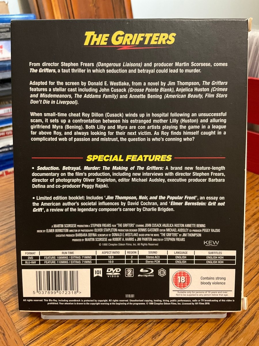 The Grifters (Limited Edition, Region B) USED