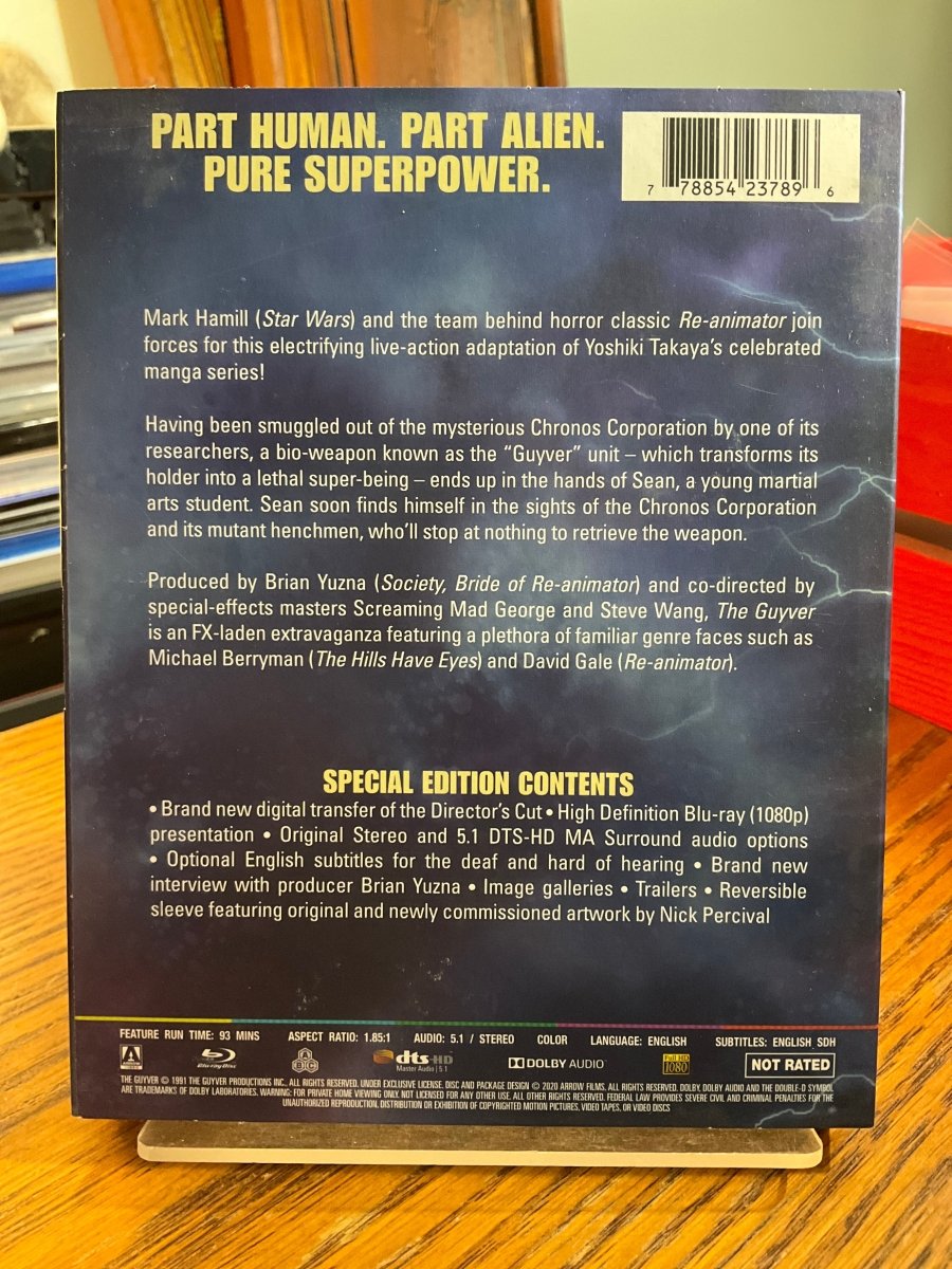 The Guyver w/BOOKLET AND SLIP USED